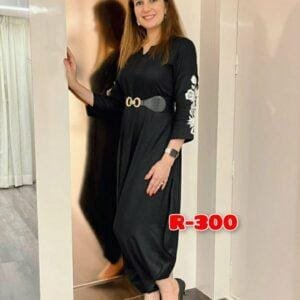 Black Cotton Dhoti Jumpsuit