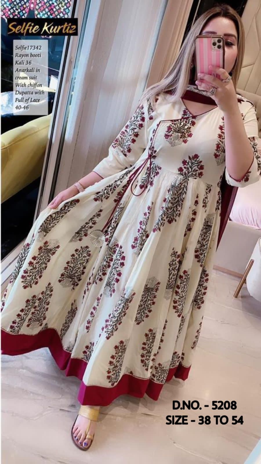 Digital Printed Anarkali Dress With Cups, Indian Flared Long Gown Kurti  With Dupatta, Premium Chiffon Fabric, Party Wear Outfit Women USA - Etsy
