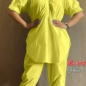 Yellow Cotton Co-Ord Set