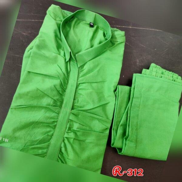 Green Cotton Co-Ord Set