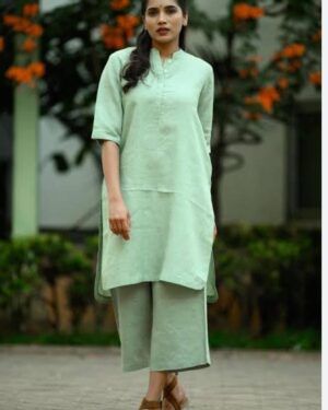 Office Wear Solid Cord Dress