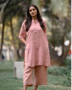 Office Wear Solid Cord Set