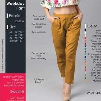 Mustard Weekday Pant