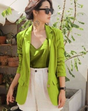 3-Piece Blazer & Shorts Trio