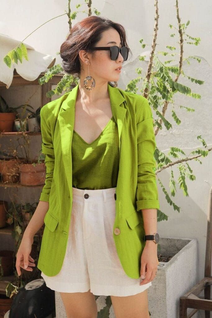 3-Piece Blazer & Shorts Trio