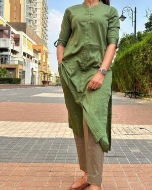 Side Slit Kurti Pant