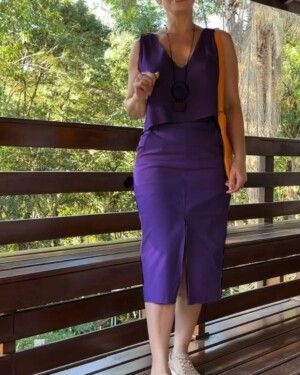Elegant Cotton Skirt Top