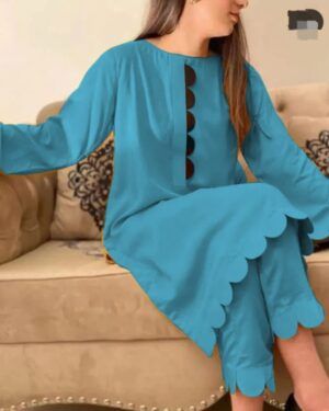 Stylish Cotton Kurta Pant Suit