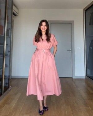 Cotton Belt Dress