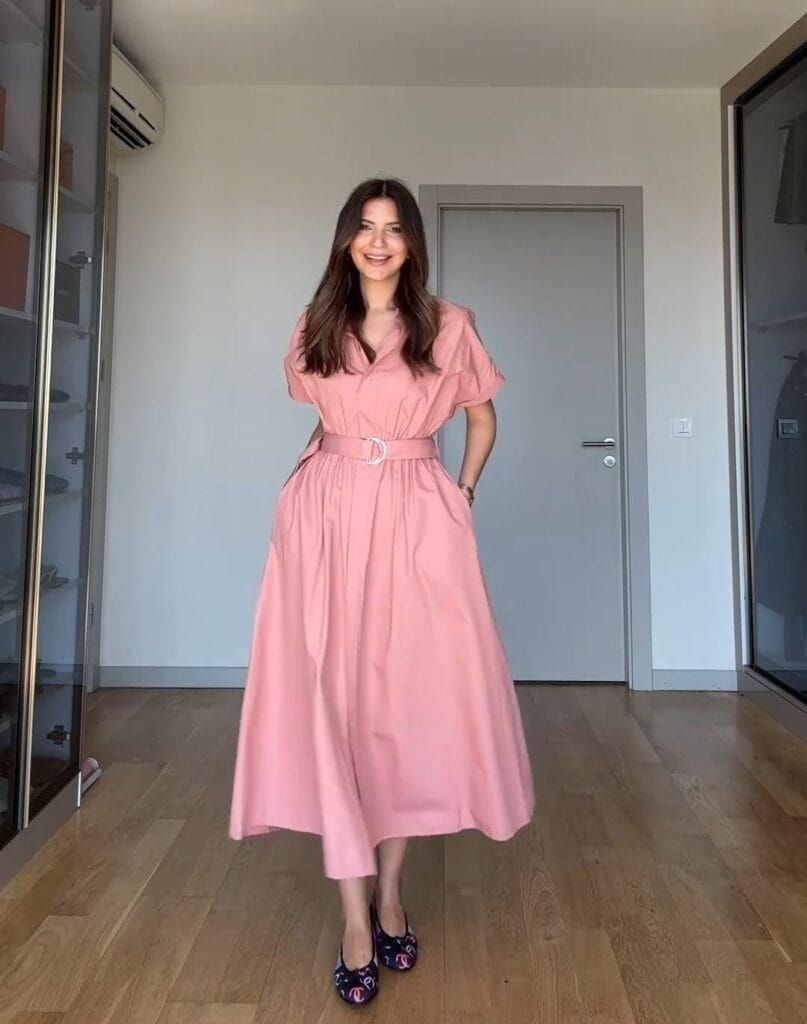 Cotton Belt Dress