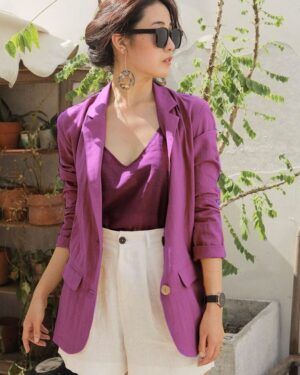 Vibrant Blazer Co-ord Set