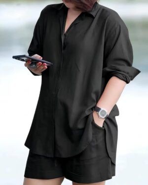 Chic Relaxed Short Dress