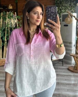 Ombre Cotton Shirt