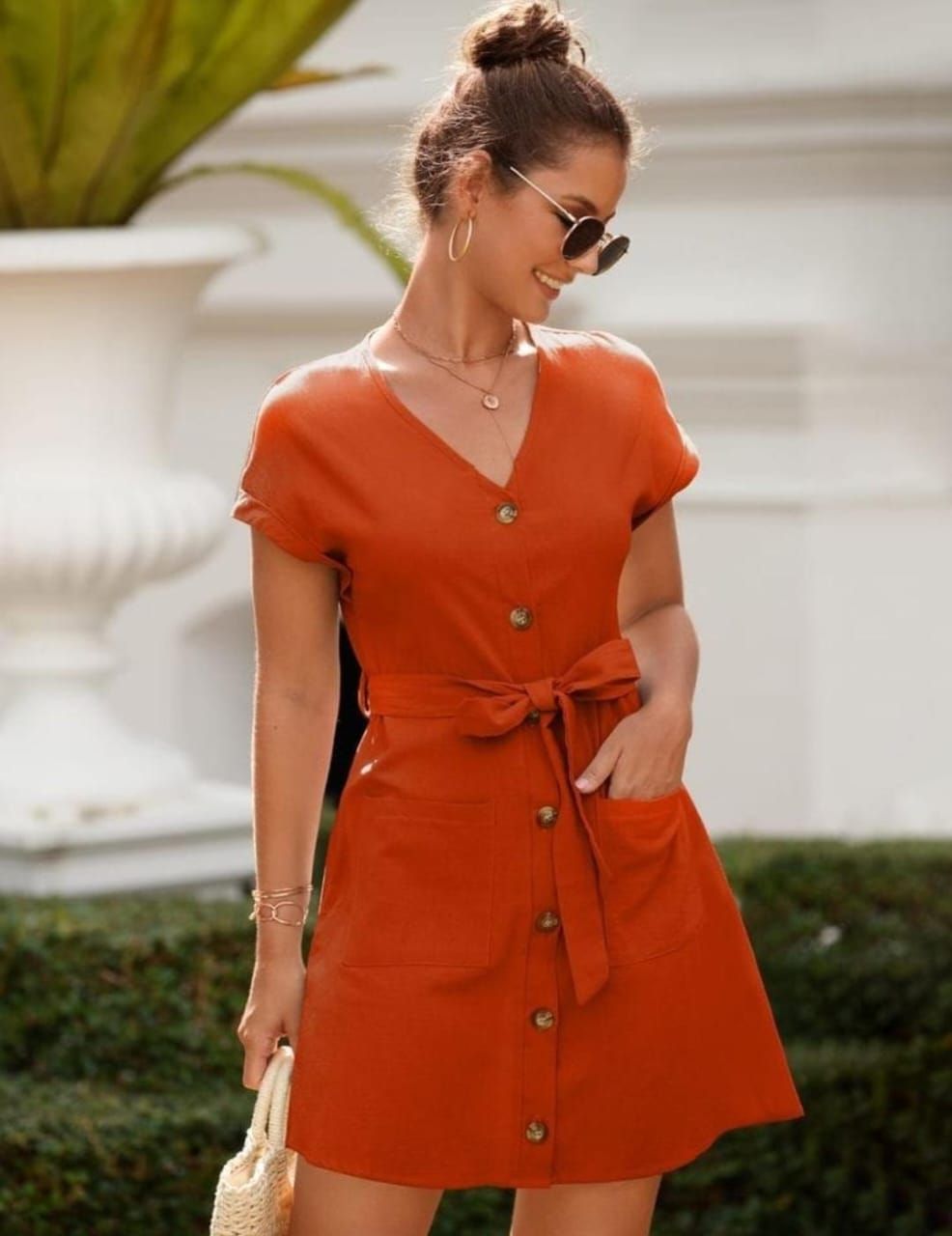 Cotton Summer Shirt Dress