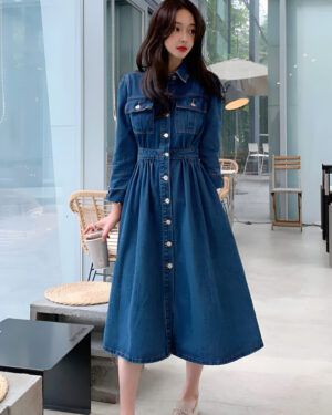Korean Denim Dress