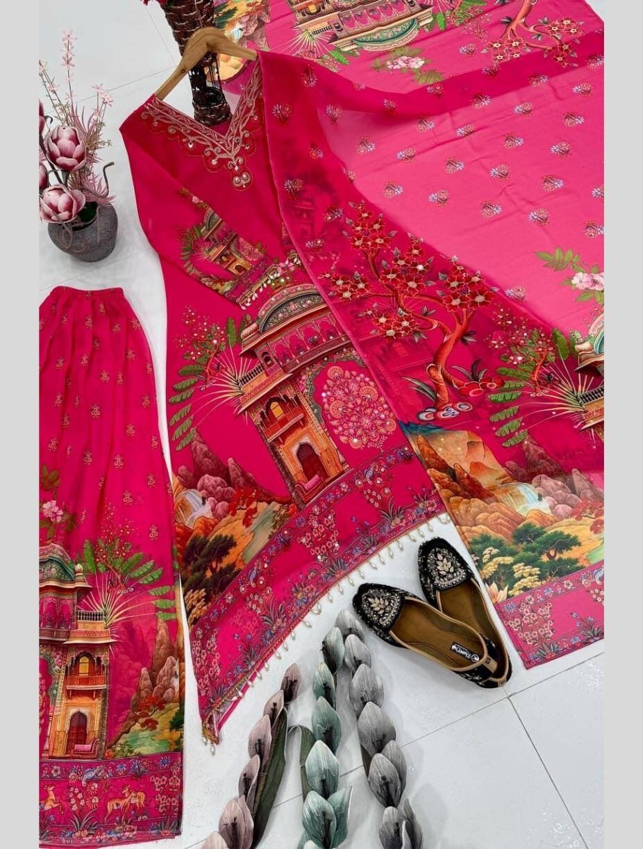 Designer Digital Print Suit