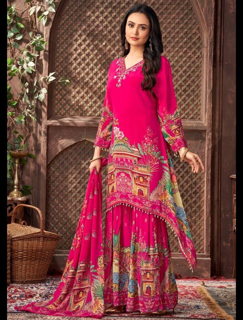 Handwork Fancy Salwar Suit