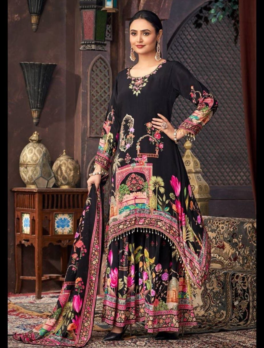 Handwork Fancy Salwar Suit - Image 4