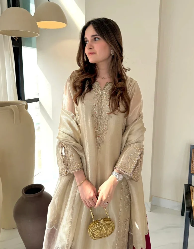 Luxury Party Wear Palazzo Set - Image 4