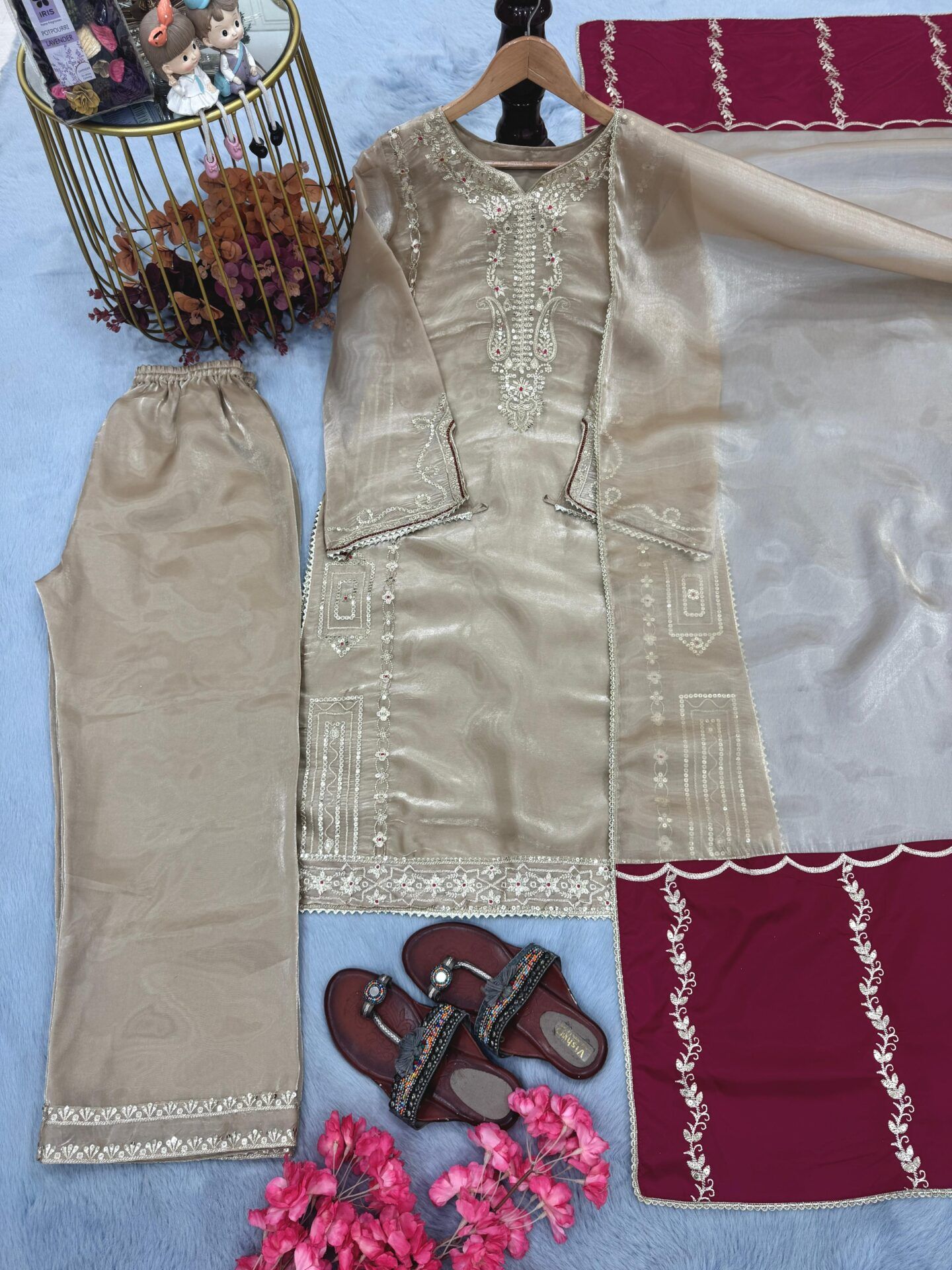 Luxury Party Wear Palazzo Set