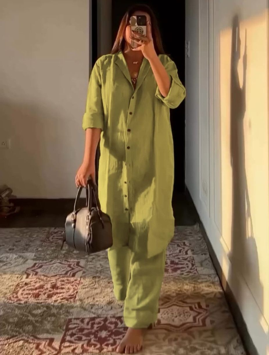 Luxury Cotton Co-Ord Set