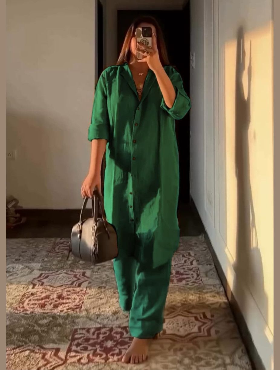 Luxury Cotton Co-Ord Set