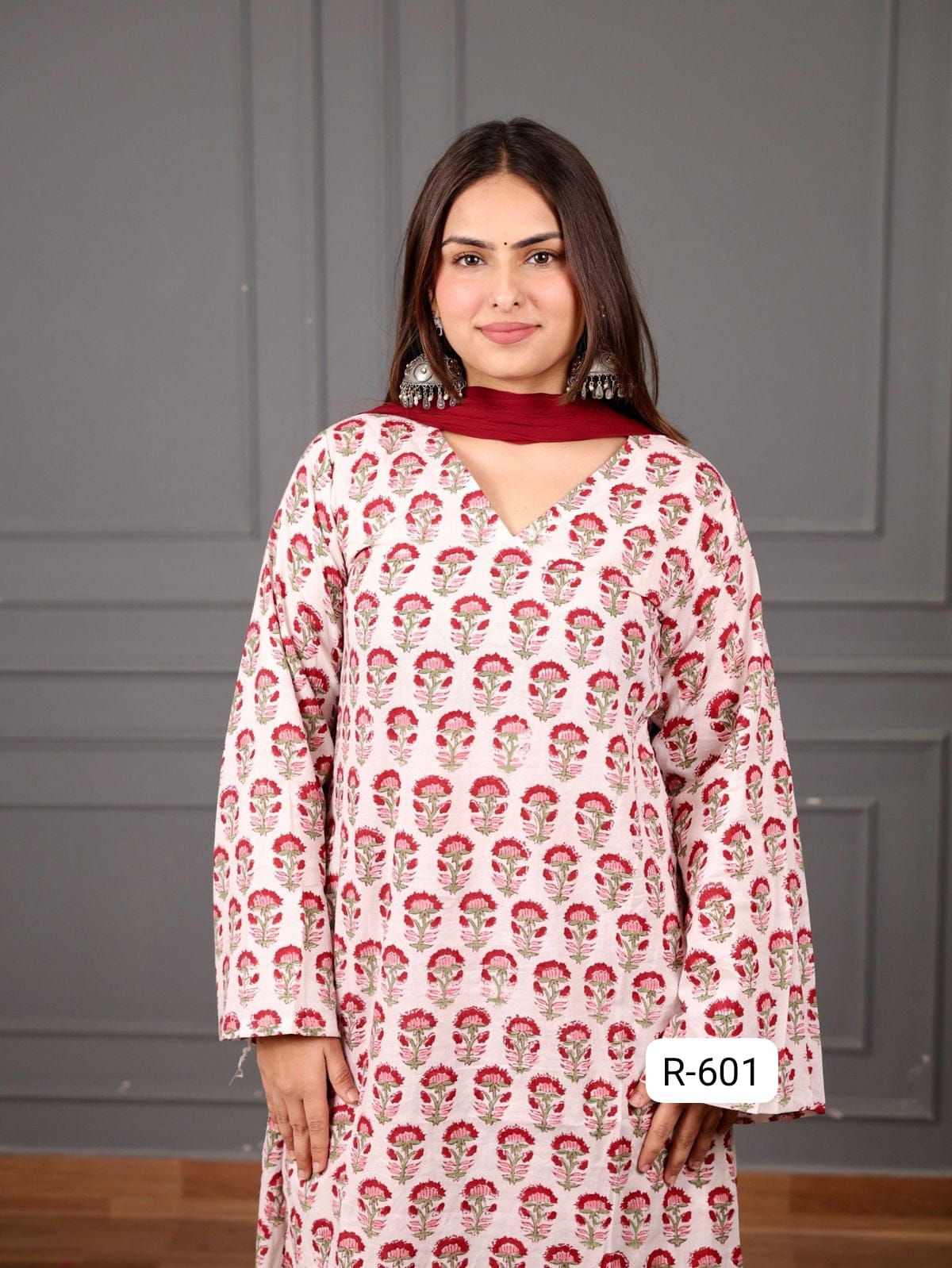 Floral Print Farshi Co-ord Set