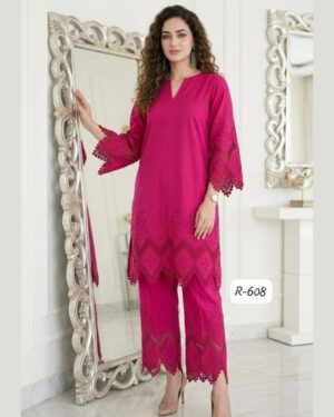 Pakistani Applique Co Ord Set