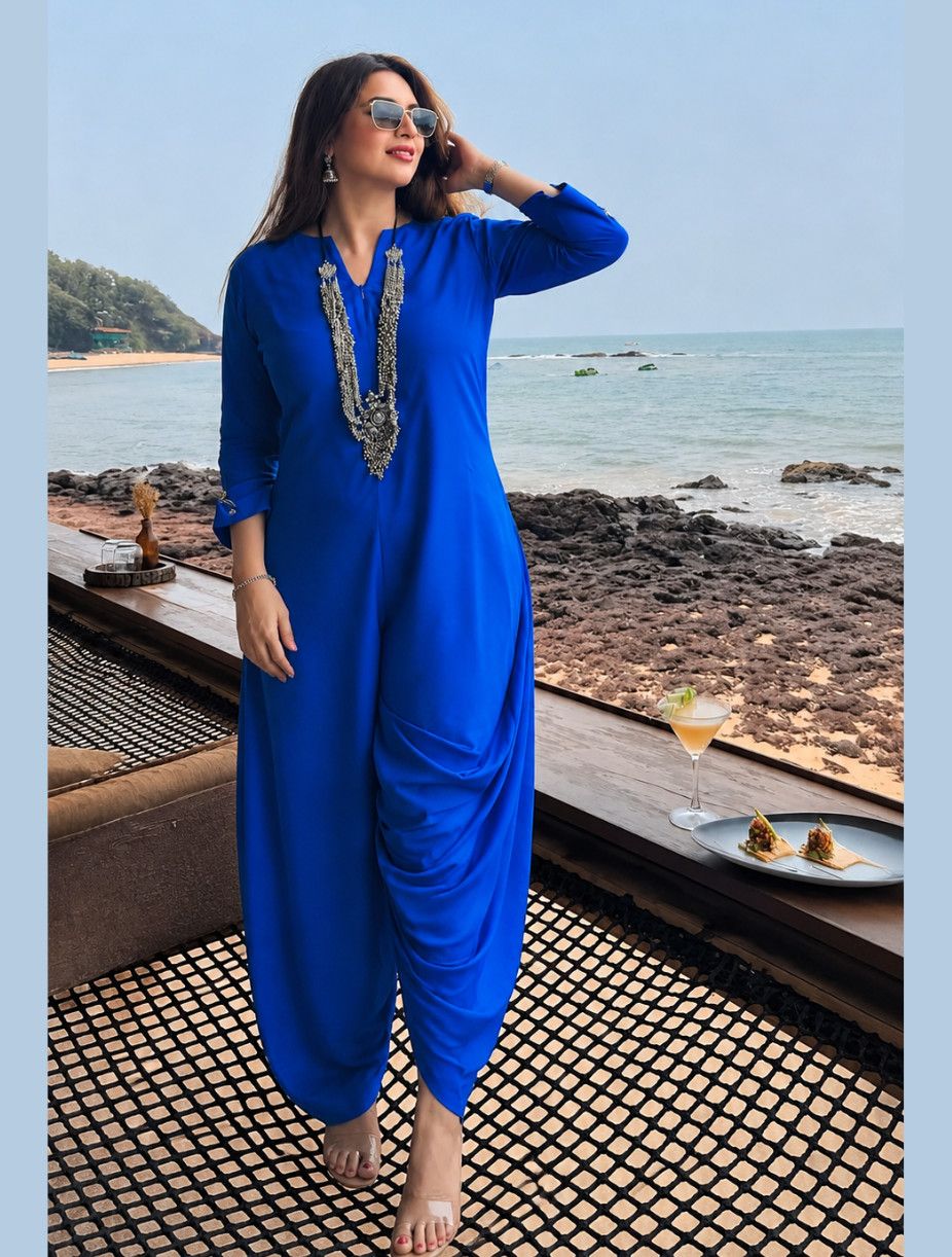 Party Wear Dhoti Jumpsuit