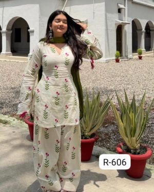 Block Printed Farshi Suit