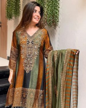 Designer Festive Farsi Salwar Suit