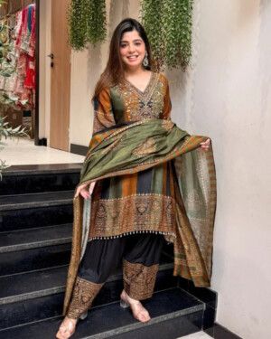 Designer Festive Farsi Salwar Suit