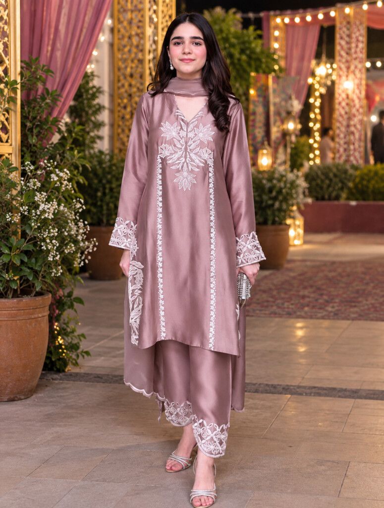 Designer Party Wear Farshi Suit