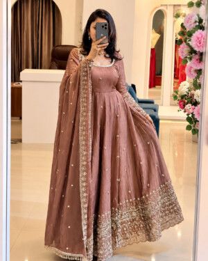 Party Wear 3PC Gown Set