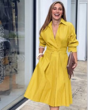 Women’s Pleated Midi Dress