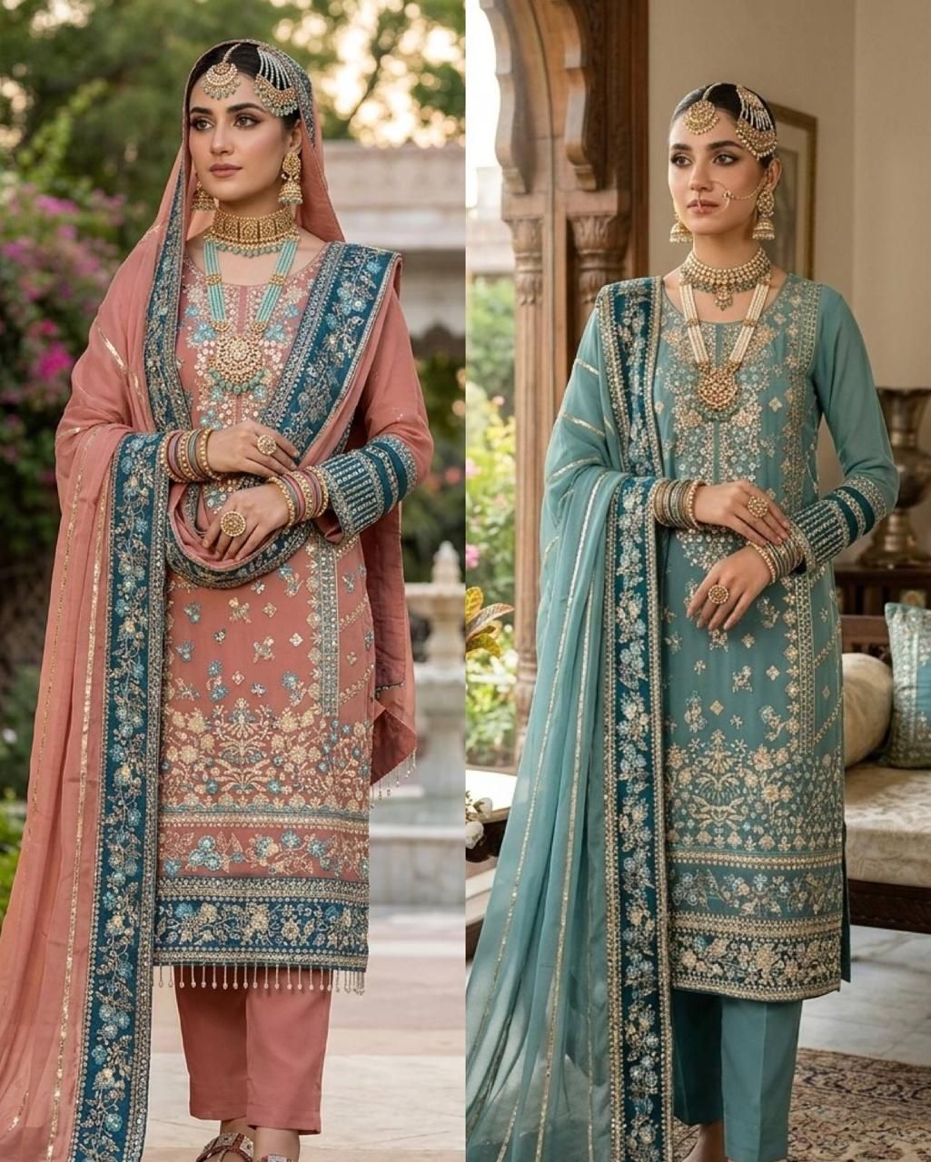 Embroidery Party Wear Suit