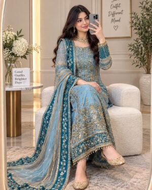 Embroidery Party Wear Suit