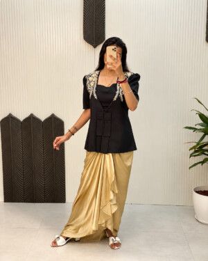 Celebrity Style Western Party Outfit