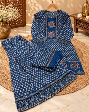 Cotton Printed Gopi Dress Set