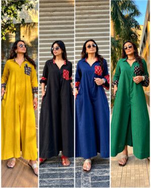 Designer Casual Shirt Jumpsuit
