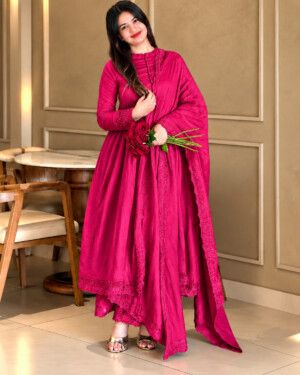 Elegant Party Wear Anarkali Gown