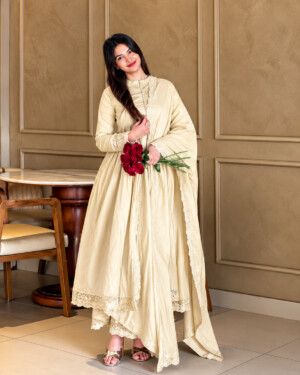 Elegant Party Wear Anarkali Gown