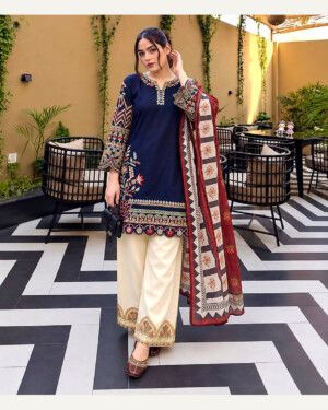 Festive Wear Kurti Palazzo Suit