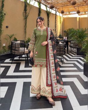 Festive Wear Kurti Palazzo Suit