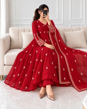 Ruby Designer Anarkali Suit