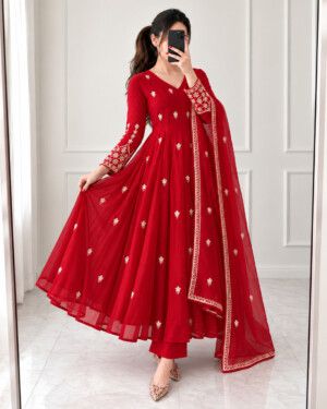 Ruby Designer Anarkali Suit