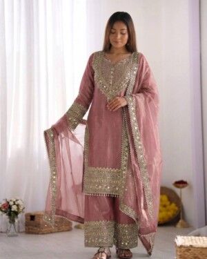 Party Wear 3PC Sharara Set