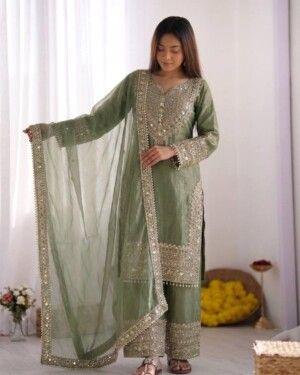 Party Wear 3PC Sharara Set