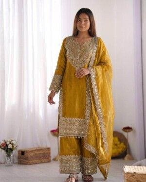 Party Wear 3PC Sharara Set