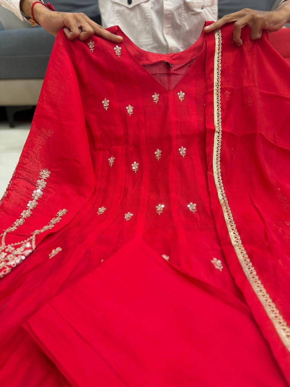 Ruby Designer Anarkali Suit